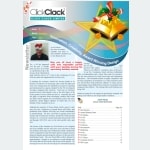 Click Clack - Newsletter Design - December 2007