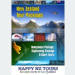 Happy Tours NZ - Catalogue Cover Design